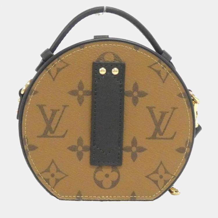 Pre Owned Louis Vuitton Monogram Reverse Mini Boite Chapeau Shoulder Bag