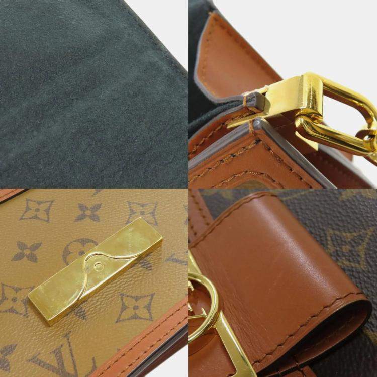 Pre Owned Louis Vuitton Monogram Reverse Dauphine Mini Shoulder Bag 