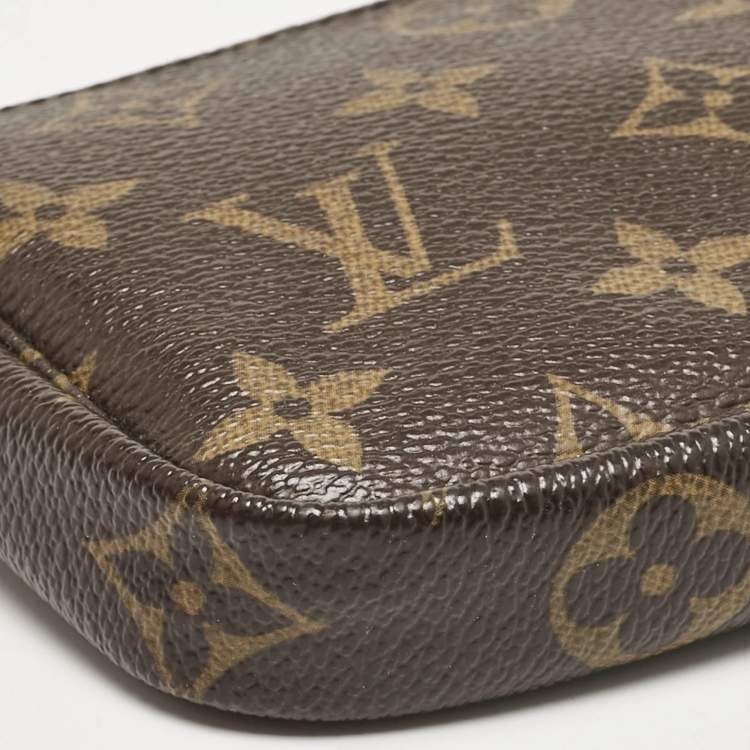 Pre Owned Louis Vuitton Monogram Canvas Mini Pochette Accessoires