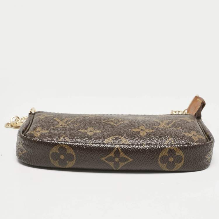 Pre Owned Louis Vuitton Monogram Canvas Mini Pochette Accessoires