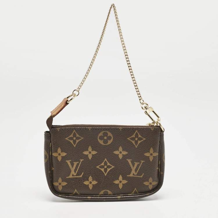 Pre Owned Louis Vuitton Monogram Canvas Mini Pochette Accessoires