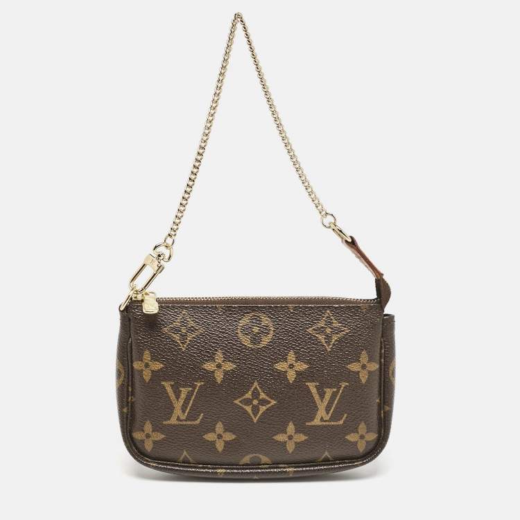 Pre Owned Louis Vuitton Monogram Canvas Mini Pochette Accessoires