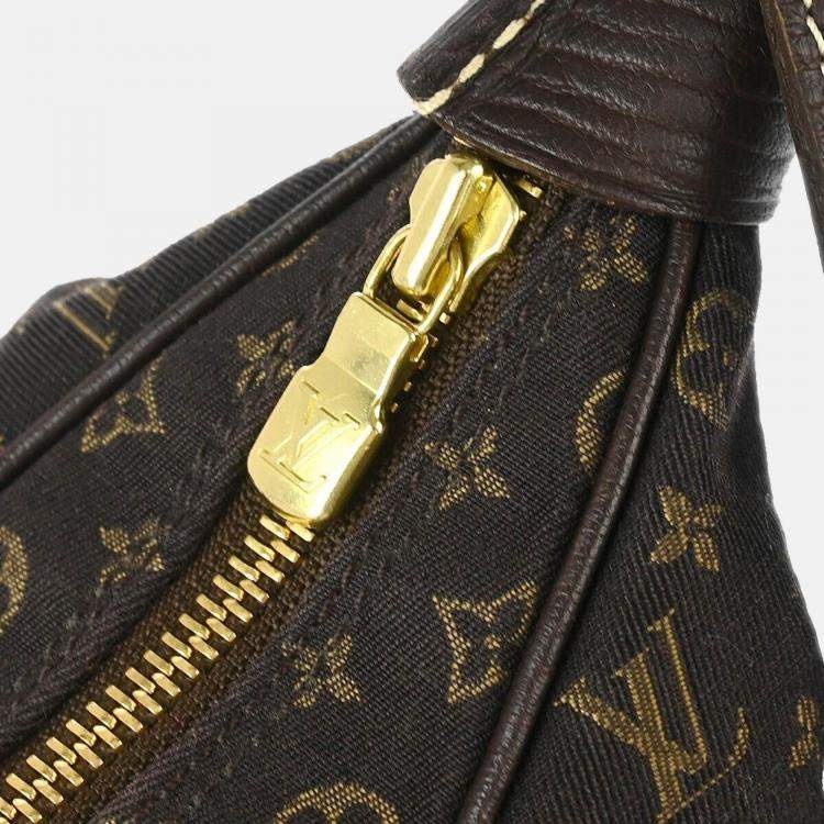 Pre Owned Louis Vuitton Brown Monogram Mini Lin Canvas Boulogne Shoulder Bag