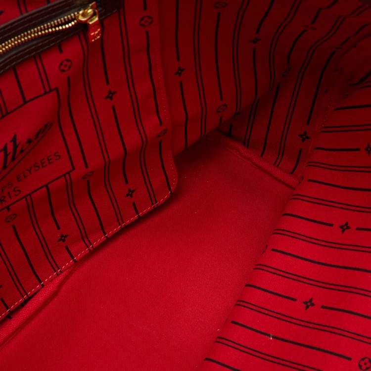 Pre Owned Louis Vuitton Damier Ebene Canvas Neverfull GM Bag