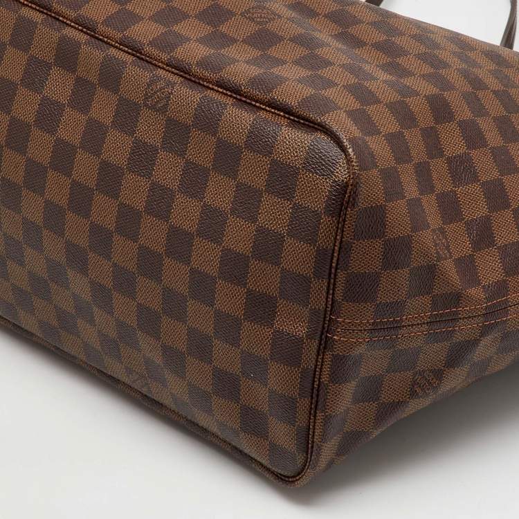 Pre Owned Louis Vuitton Damier Ebene Canvas Neverfull GM Bag