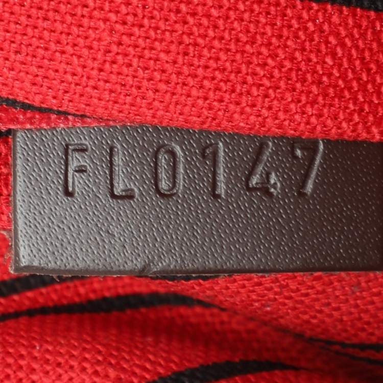 Pre Owned Louis Vuitton Damier Ebene Canvas and Leather Neverfull MM Bag