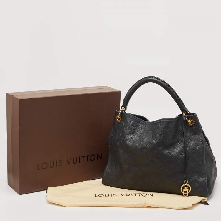 Pre Owned Louis Vuitton Bleu Infini Monogram Empreinte Leather Artsy MM Bag