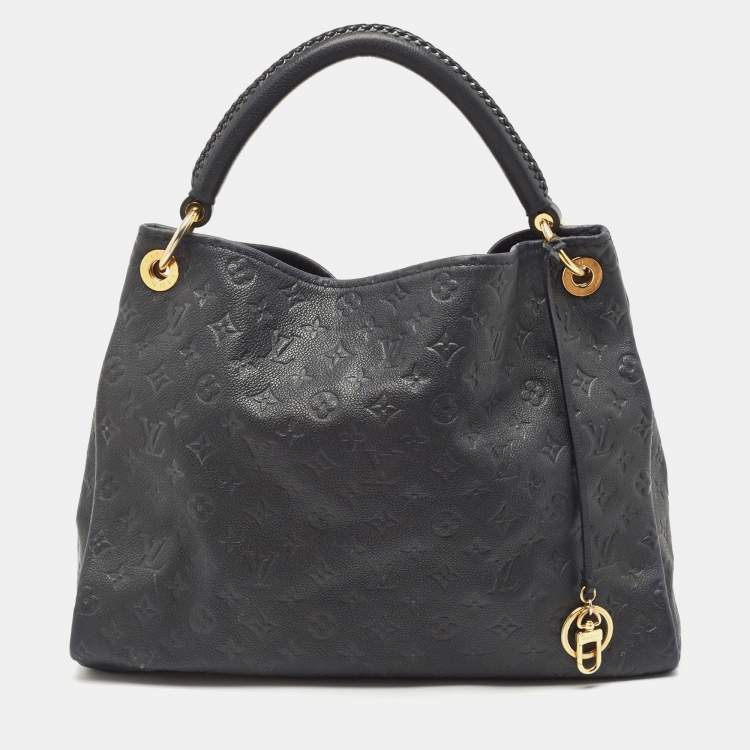 Pre Owned Louis Vuitton Bleu Infini Monogram Empreinte Leather Artsy MM Bag