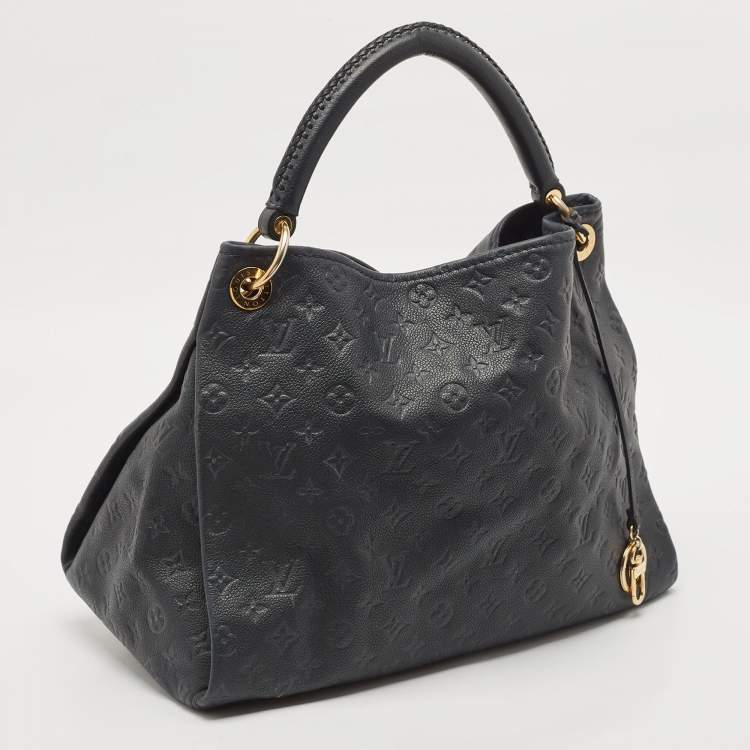 Pre Owned Louis Vuitton Bleu Infini Monogram Empreinte Leather Artsy MM Bag