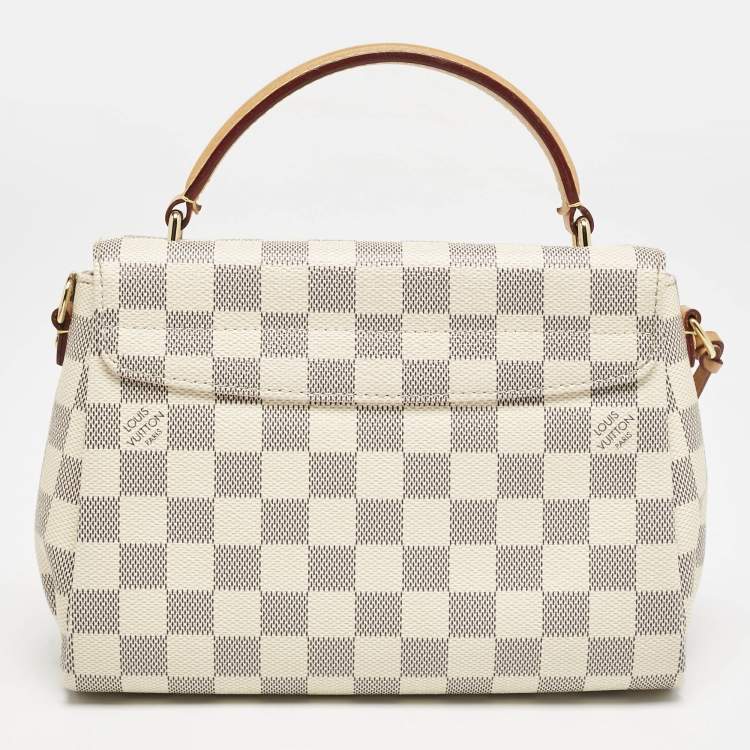 Pre Owned Louis Vuitton Damier Azur Canvas Croisette Bag