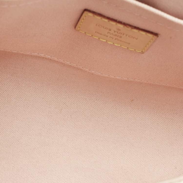 Pre Owned Louis Vuitton Damier Azur Canvas Croisette Bag