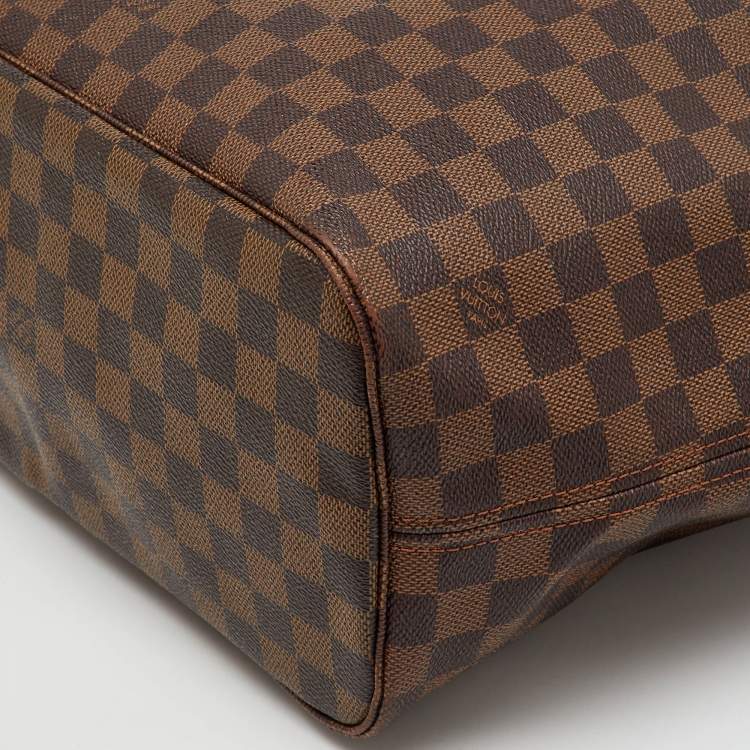 Pre Owned Louis Vuitton Damier Ebene Canvas Neverfull MM Bag