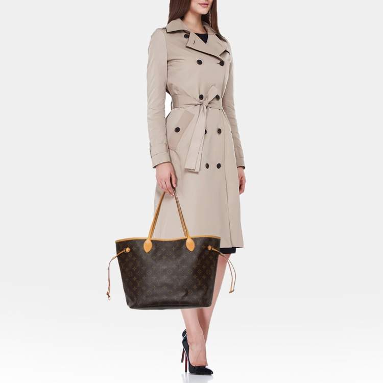 Pre Owned Louis Vuitton Monogram Canvas Neverfull MM Bag