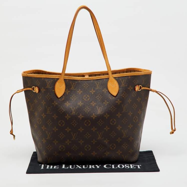 Pre Owned Louis Vuitton Monogram Canvas Neverfull MM Bag