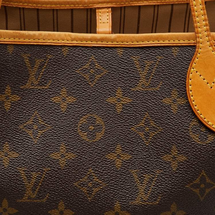 Pre Owned Louis Vuitton Monogram Canvas Neverfull MM Bag