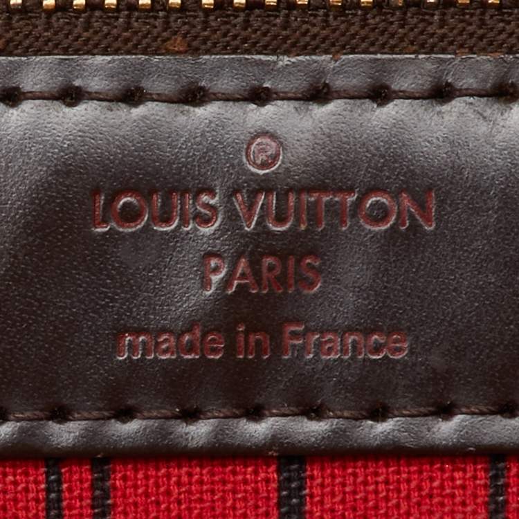 Pre Owned Louis Vuitton Damier Ebene Canvas Neverfull MM Bag