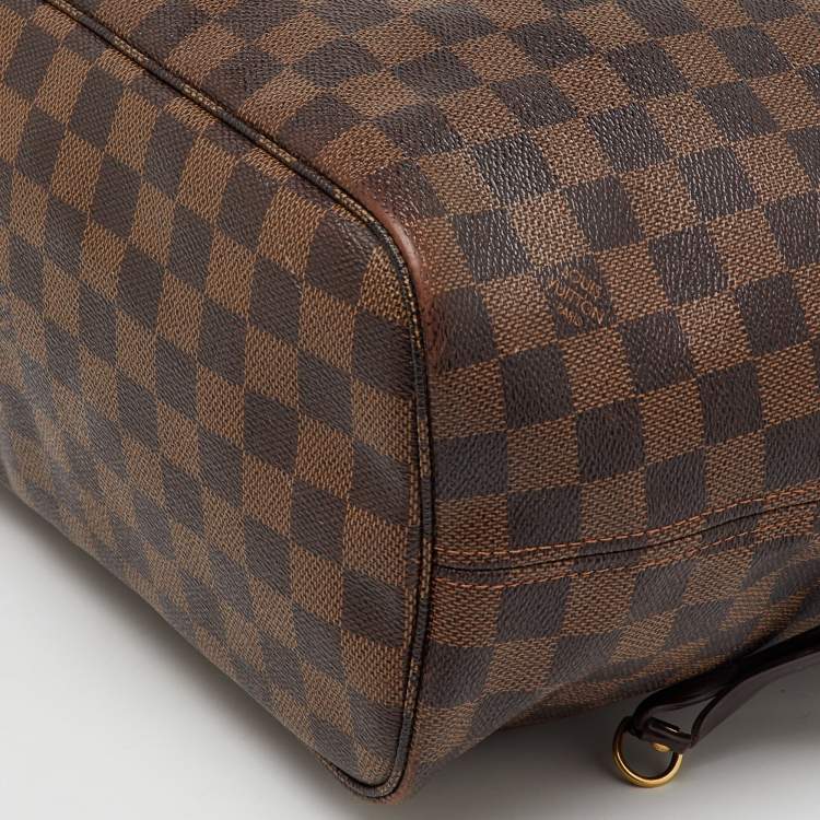 Pre Owned Louis Vuitton Damier Ebene Canvas Neverfull MM Bag