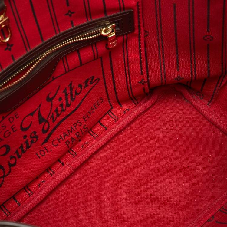 Pre Owned Louis Vuitton Damier Ebene Canvas Neverfull PM Bag