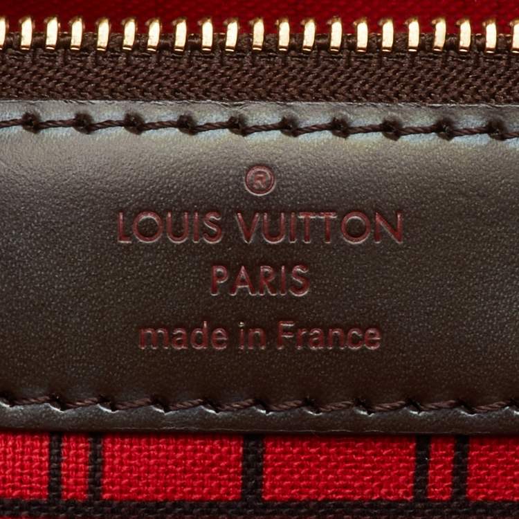 Pre Owned Louis Vuitton Damier Ebene Canvas Neverfull PM Bag