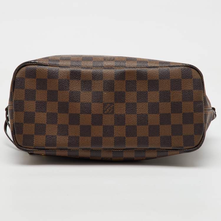 Pre Owned Louis Vuitton Damier Ebene Canvas Neverfull PM Bag