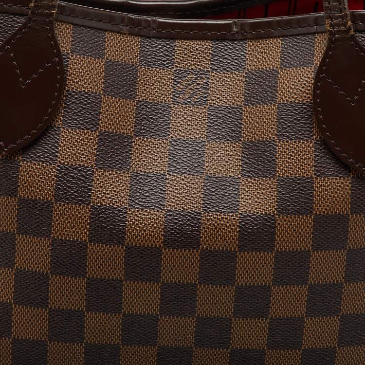 Pre Owned Louis Vuitton Damier Ebene Canvas Neverfull PM Bag