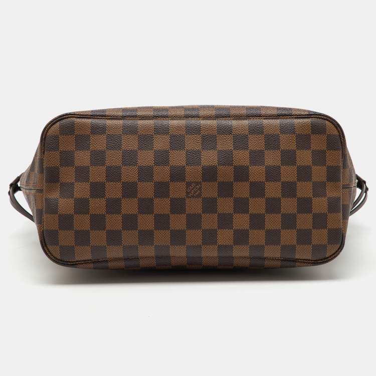 Pre Owned Louis Vuitton Damier Ebene Canvas Neverfull MM Bag