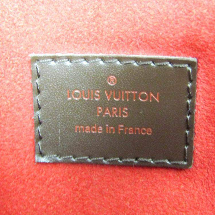 Pre Owned  Louis Vuitton Brown Ebene Damier Trevi Pm Shoulder Bag 