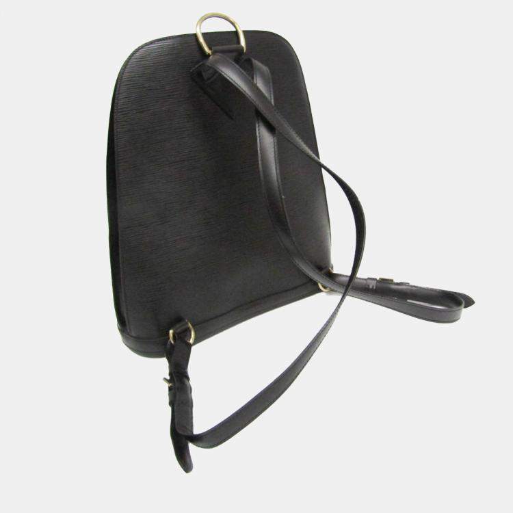 Pre Owned Louis Vuitton Noir Epi Leather Coblanc Backpack