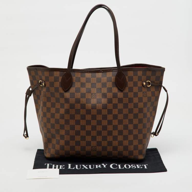 مملوكة مسبقًا Louis Vuitton Damier Ebene Canvas Neverfull MM Bag