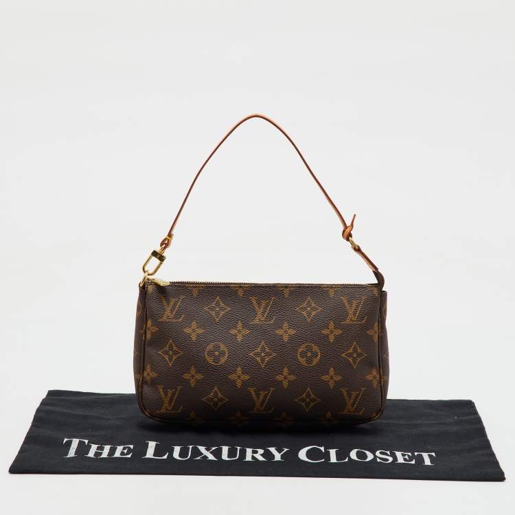 Pre Owned Louis Vuitton Monogram Canvas Pochette Accessoires Bag