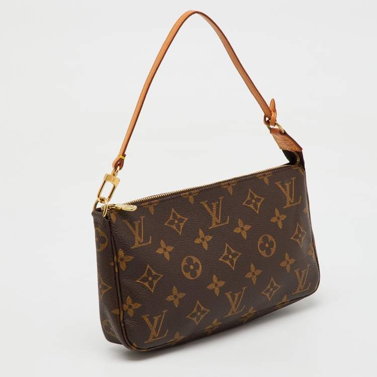 Pre Owned Louis Vuitton Monogram Canvas Pochette Accessoires Bag
