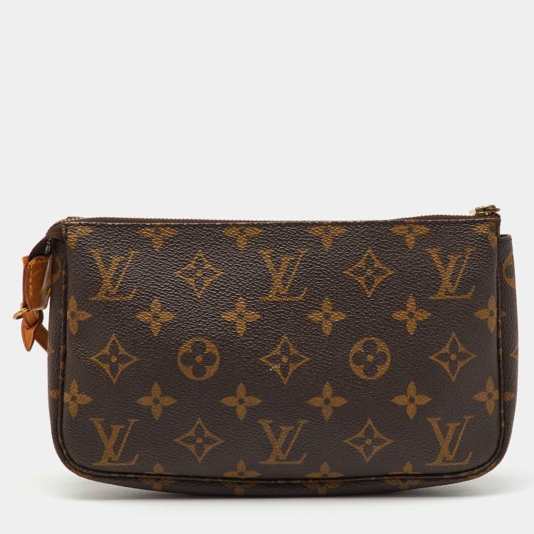 Pre Owned Louis Vuitton Monogram Canvas Pochette Accessoires Bag