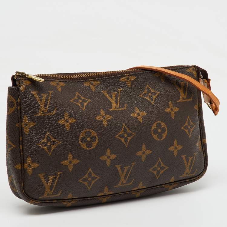 Pre Owned Louis Vuitton Monogram Canvas Pochette Accessoires Bag