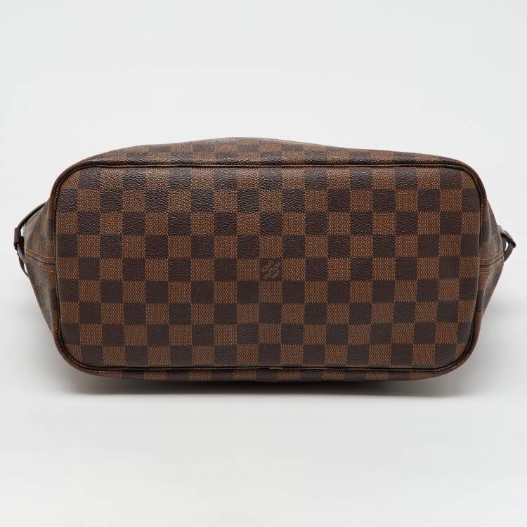 Pre Owned Louis Vuitton Damier Ebene Canvas Neverfull MM Bag