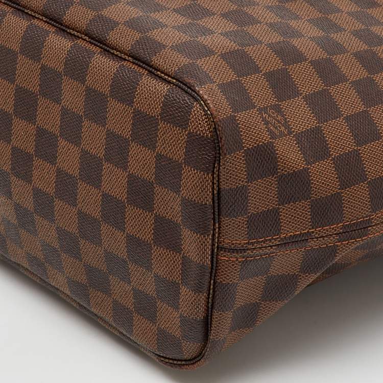 Pre Owned Louis Vuitton Damier Ebene Canvas Neverfull MM Bag
