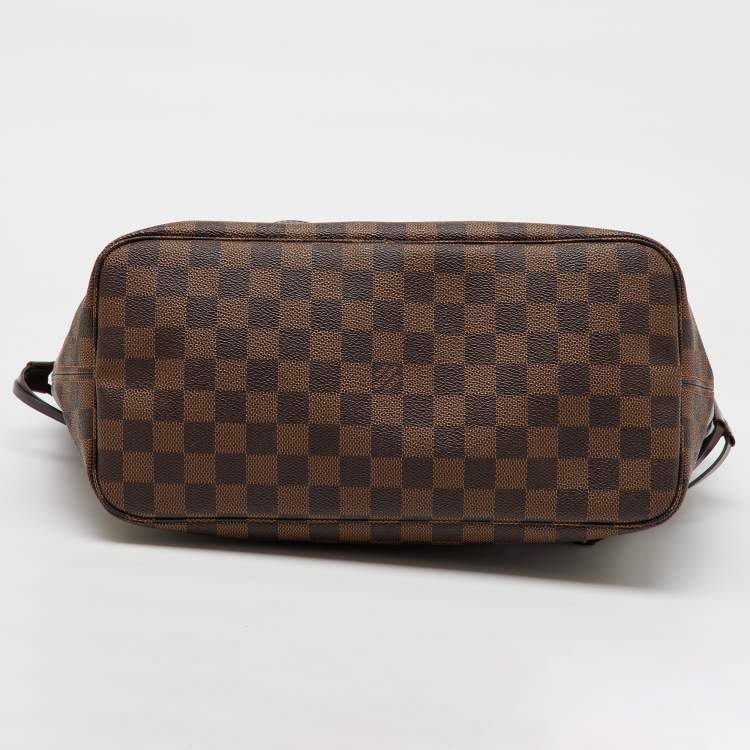 Pre Owned Louis Vuitton Damier Ebene Canvas Neverfull MM Bag