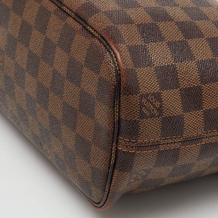 Pre Owned Louis Vuitton Damier Ebene Canvas Neverfull PM Bag