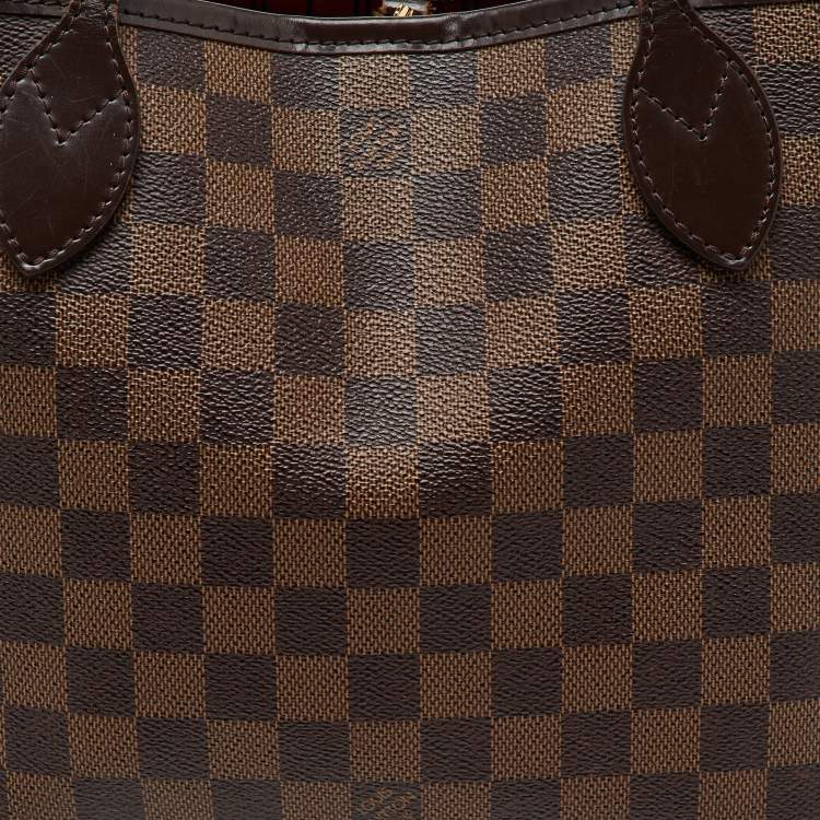Pre Owned Louis Vuitton Damier Ebene Canvas Neverfull PM Bag