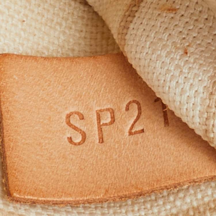 Pre Owned Louis Vuitton Damier Azur Canvas Neverfull MM Bag