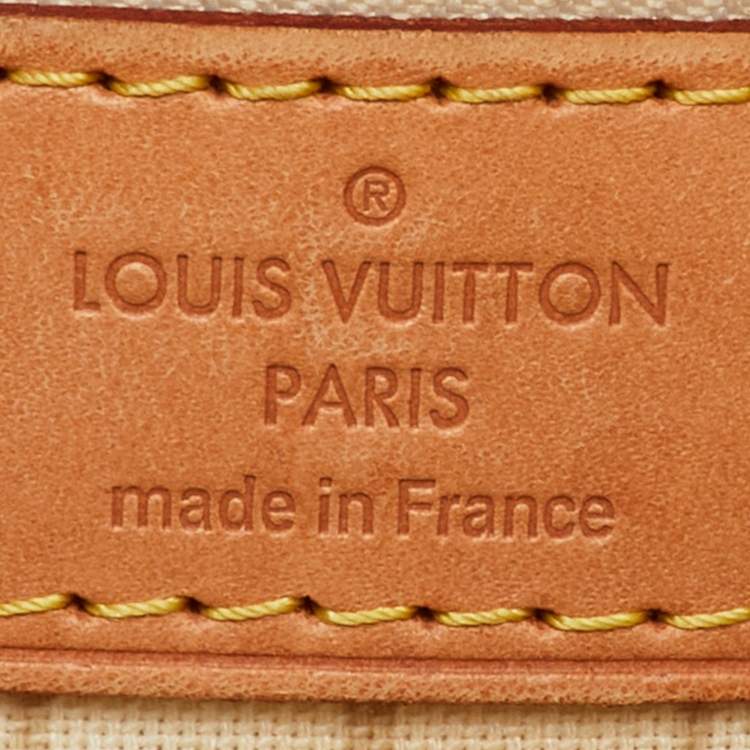 Pre Owned Louis Vuitton Damier Azur Canvas Neverfull MM Bag
