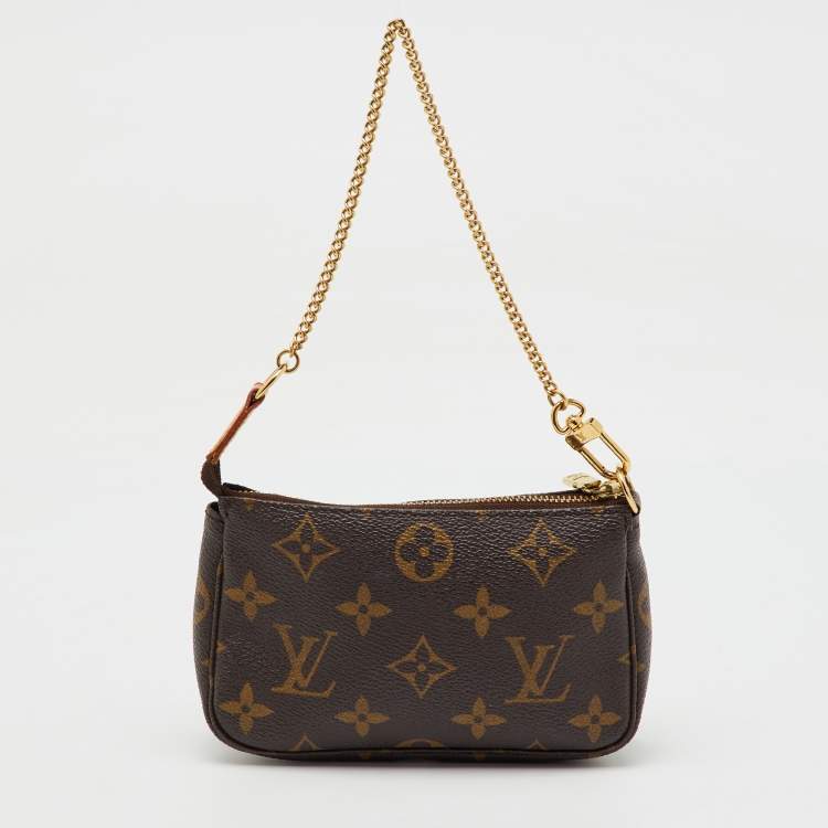 Pre Owned Louis Vuitton Monogram Canvas Mini Pochette Accessoires Bag