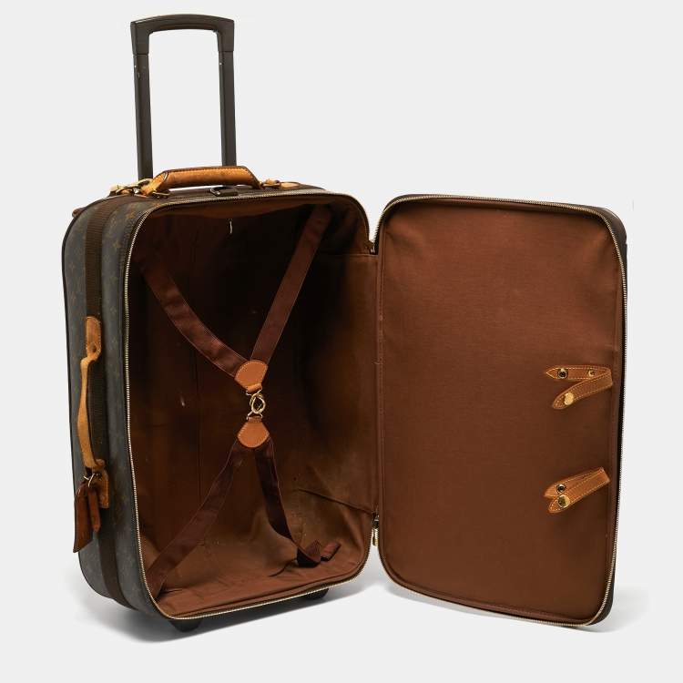 Pre Owned Louis Vuitton Monogram Canvas Business Pegase Legere 55 Luggage