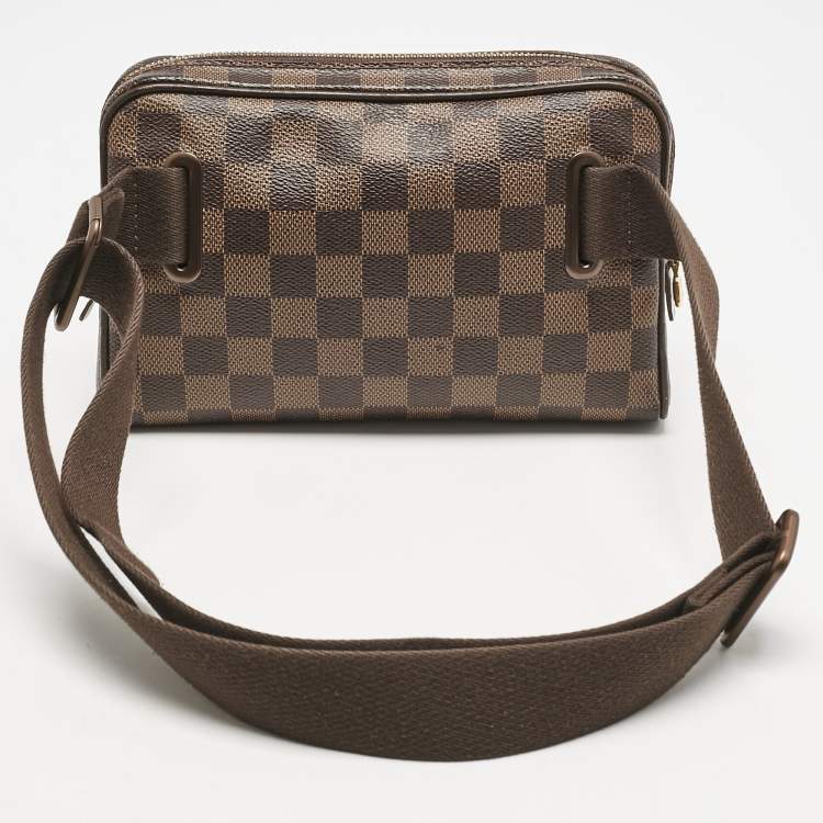Pre Owned Louis Vuitton Damier Ebene Canvas Bum Brooklyn Waist Bag