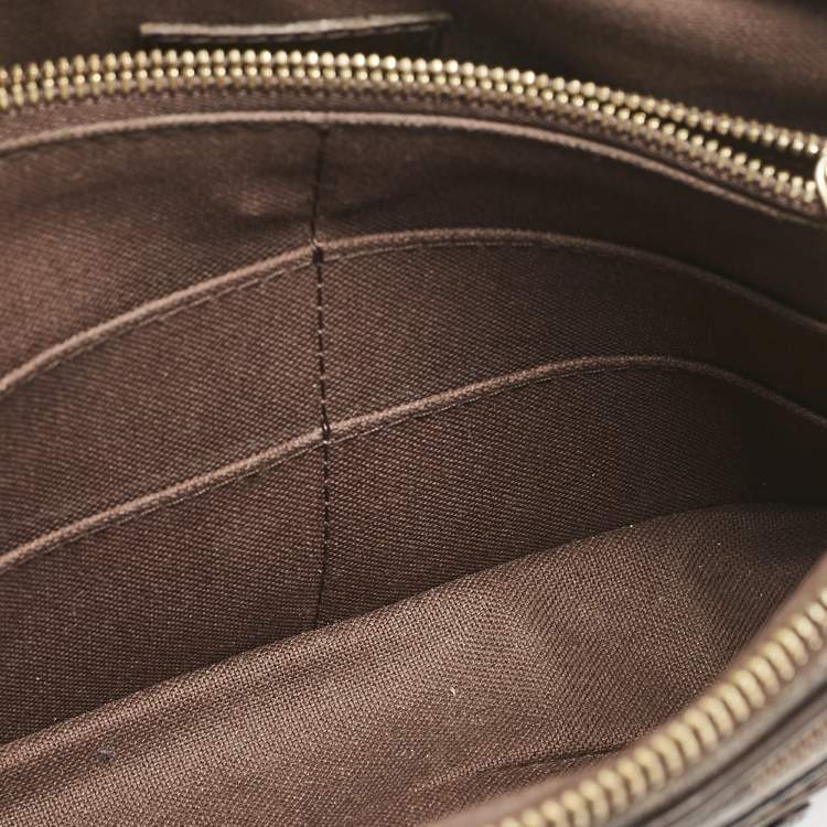 Pre Owned Louis Vuitton Damier Ebene Canvas Bum Brooklyn Waist Bag