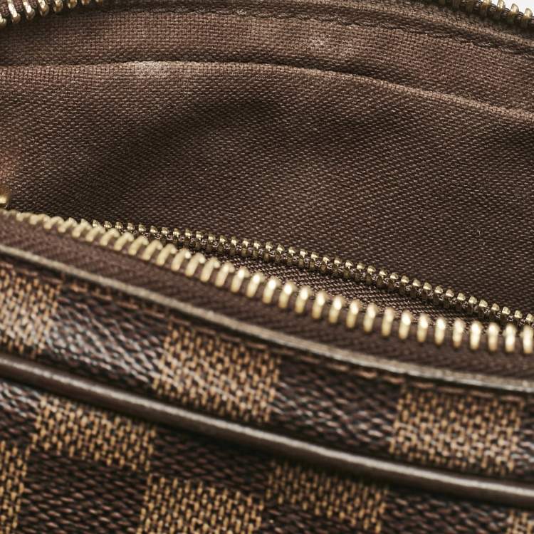 Pre Owned Louis Vuitton Damier Ebene Canvas Bum Brooklyn Waist Bag