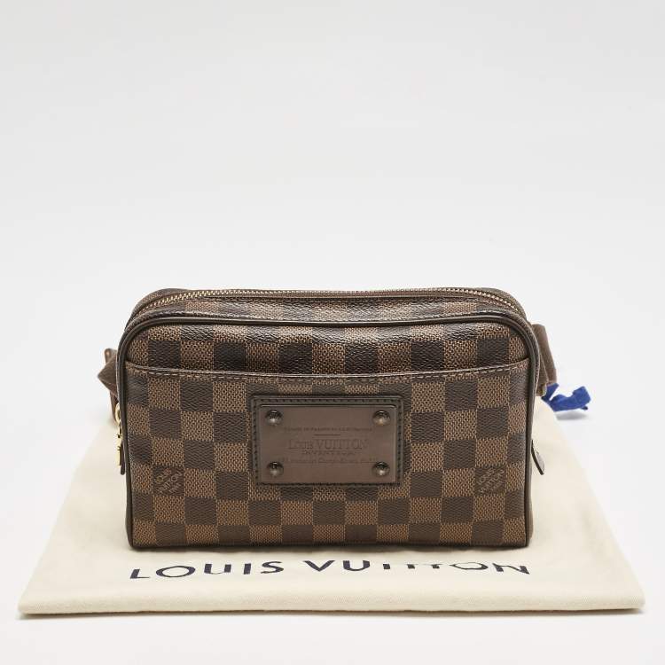 Pre Owned Louis Vuitton Damier Ebene Canvas Bum Brooklyn Waist Bag