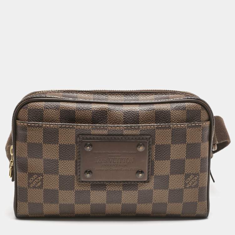 Pre Owned Louis Vuitton Damier Ebene Canvas Bum Brooklyn Waist Bag