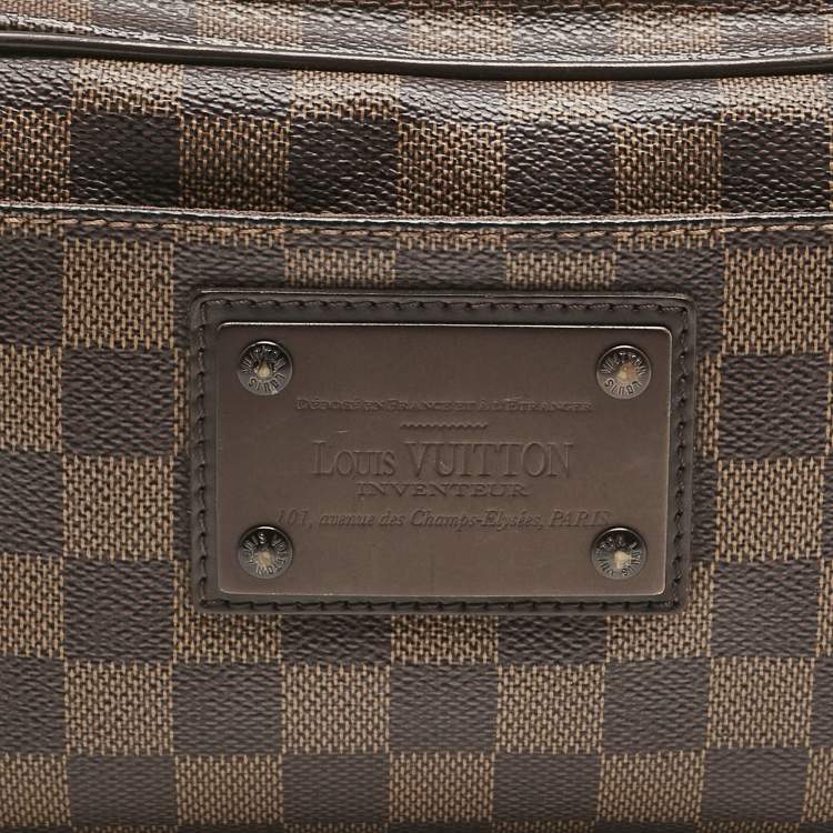 Pre Owned Louis Vuitton Damier Ebene Canvas Bum Brooklyn Waist Bag