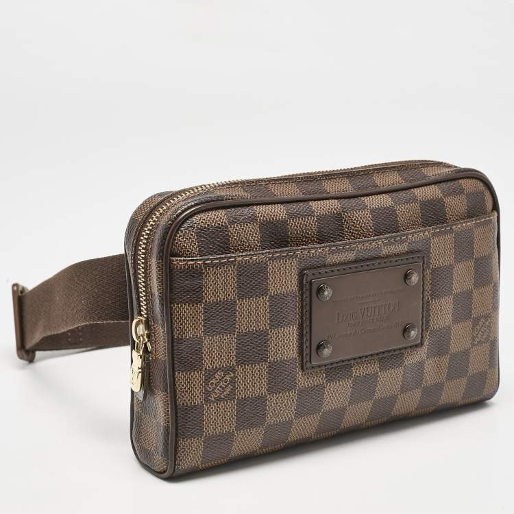 Pre Owned Louis Vuitton Damier Ebene Canvas Bum Brooklyn Waist Bag