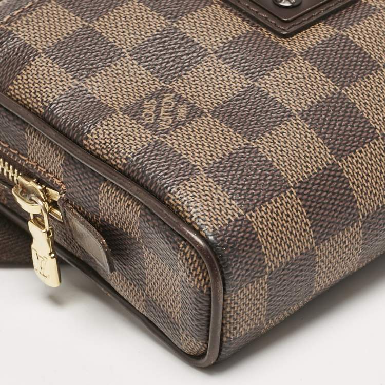 Pre Owned Louis Vuitton Damier Ebene Canvas Bum Brooklyn Waist Bag